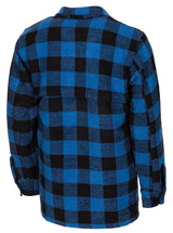 Holzfällerhemd, blau-schwarz, kariert