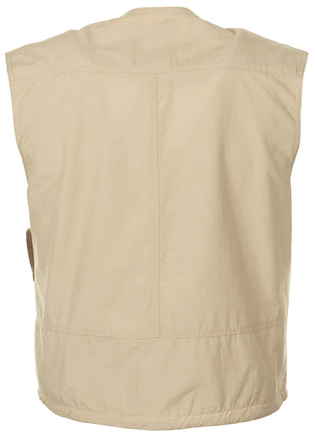 Outdoor Weste, khaki, Microfaser