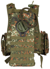 Weste, "Ranger", div. Taschen, flecktarn