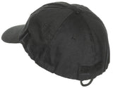 Einsatz-Cap, mit Klett, schwarz