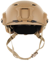 US Helm, FAST-Fallschirmjäger, coyote, Rails, ABS-Kunststoff