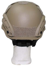 US Helm, "MICH 2002", Rails, coyote tan, ABS-Kunststoff