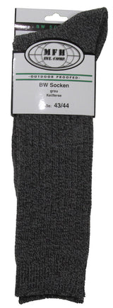 BW Socken, Keilferse, grau