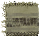 Halstuch, "Shemagh", Supersoft, oliv-schwarz