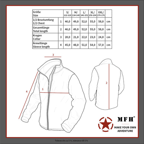 US Kinder-Polarjacke, N2B, oliv, Kapuze mit Fellkragen