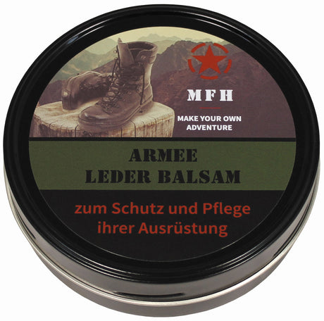 Lederbalsam, "Army", farblos, 150 ml Dose