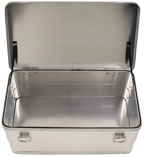 Transportkisten, Alu, 3er Set, 34 l, 55 l, 100 l
