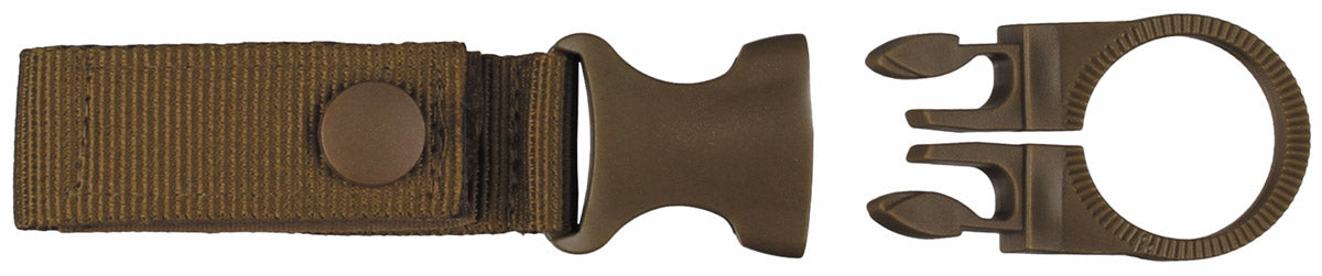 Flaschenhalter, coyote tan, für Gürtel und "MOLLE"-System