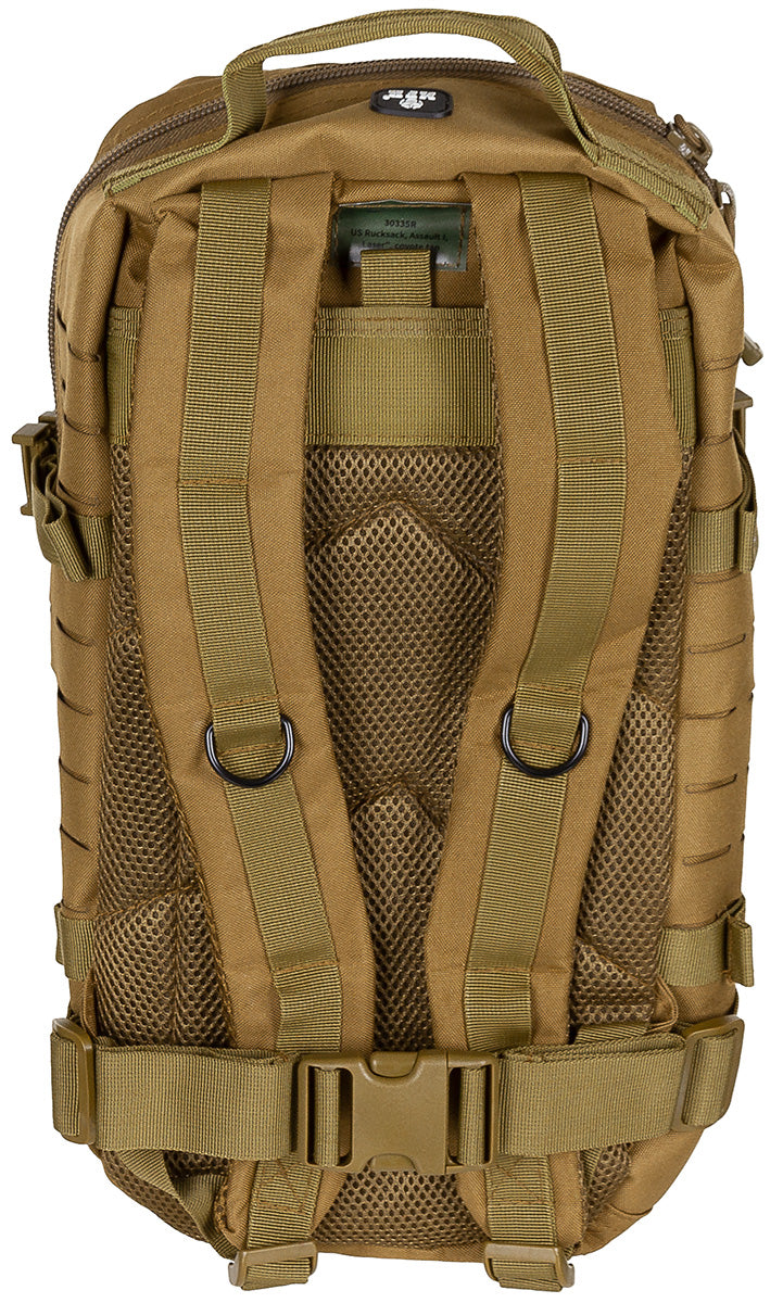 US Rucksack, Assault I, "Laser", coyote tan