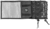 Armtasche, schwarz, Geld- und Kartenfach