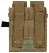 Magazintasche, 2-fach, klein, "MOLLE", coyote tan