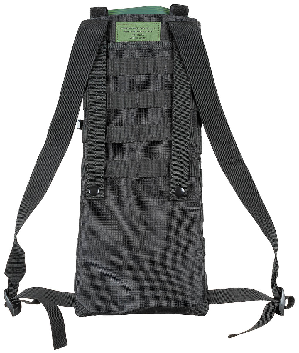 Trinksystem, "MOLLE", 2,5 l, mit TPU-Beutel, schwarz
