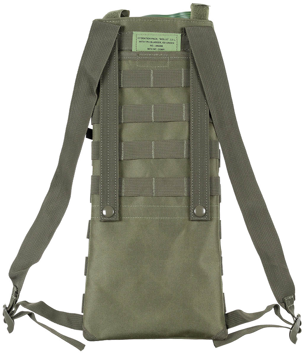 Trinksystem, "MOLLE", 2,5 l, mit TPU-Beutel, oliv