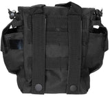 Trinkflaschen Tasche, "MOLLE", schwarz