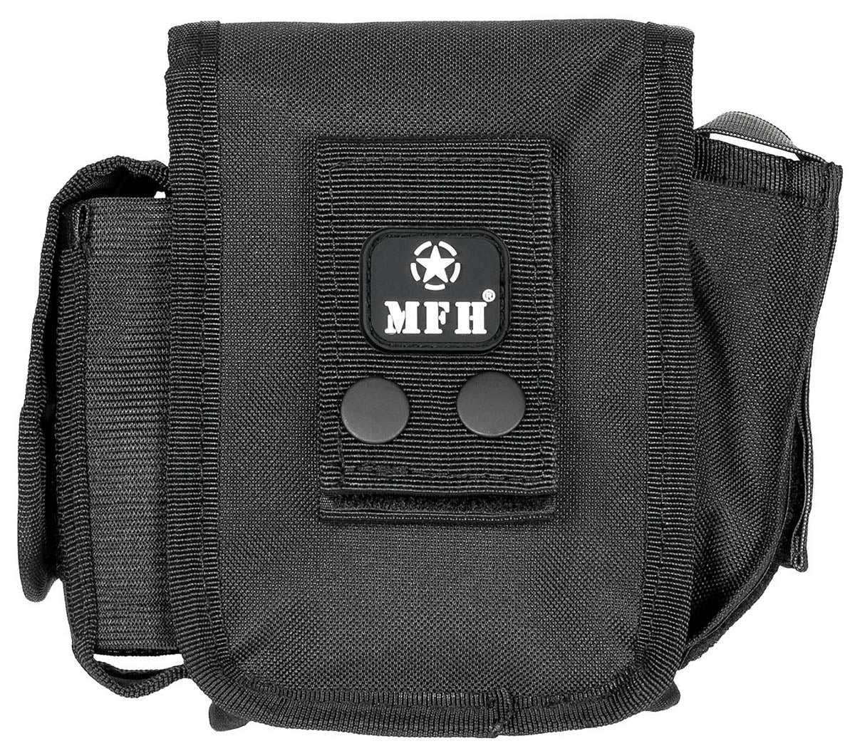 Gürteltasche mit 3 Fächern, schwarz