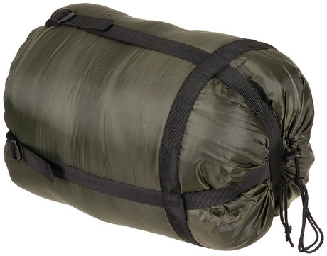 Mumienschlafsack, oliv, 2-lagige Füllung