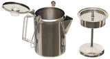 Kaffeekanne, mit Perkolator, Edelstahl, (9 Tassen)
