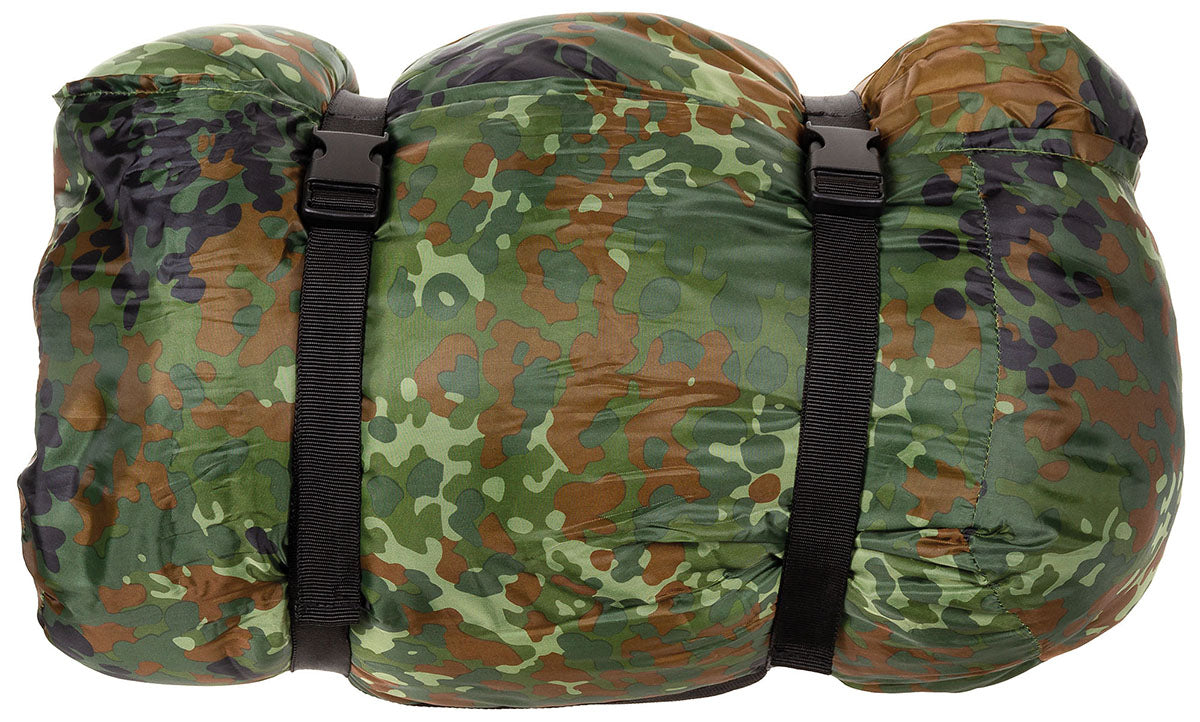 Israel. Pilotenschlafsack, flecktarn, 2-lagige Füllung