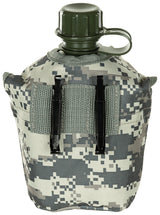 US Plastikfeldflasche, 1 l, Hülle, AT-digital, BPA-frei