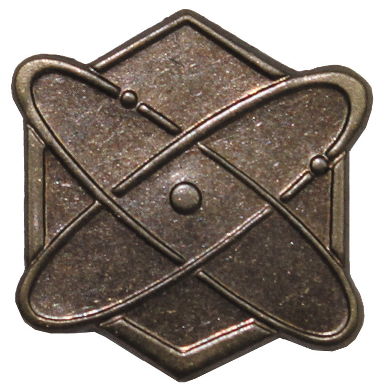 CZ/SK Metallabzeichen, bronze, "Wissenschaftler", neuw.