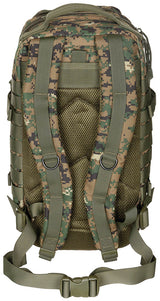 US Rucksack, Assault I, digital woodland