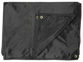 Mehrzweckplane, "Tarp", schwarz, ca. 300 x 300 cm