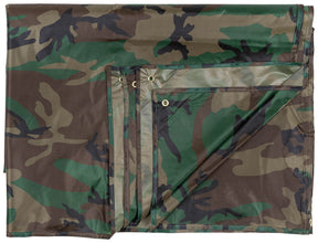 Mehrzweckplane, "Tarp", woodland, ca. 300 x 400 cm