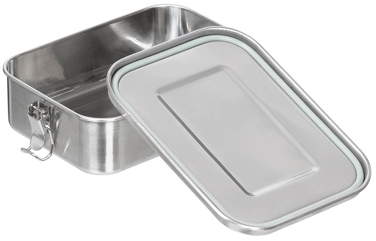 Lunchbox, "Premium", Edelstahl, ca. 19x14,5x6,5 cm