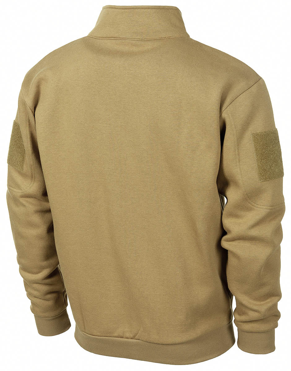 Sweatjacke, "Tactical", coyote tan
