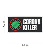 Klettabzeichen Corona Killer - mehrfarbig