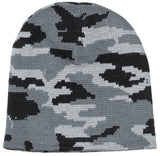 Strickmütze, "Beanie", tarn, fein gestrickt