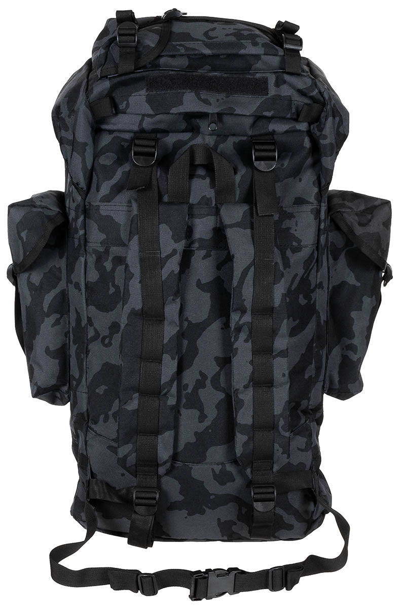 BW Kampfrucksack, 65 l, Alu-Aussteifung, night-camo
