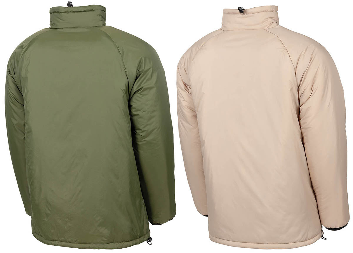 Brit. Thermojacke, wendbar, oliv/khaki, grosse Grössen