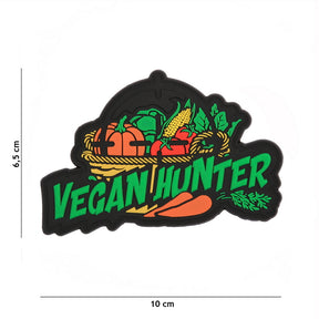 Klettabzeichen Vegan Hunter - schwarz