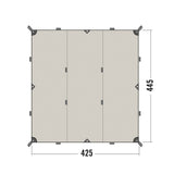 Tatonka - Tarp 1 TC sand beige (425 x 445cm)