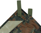 Mehrzweckplane, "Tarp Extrem", flecktarn, ca. 300 x 300 cm