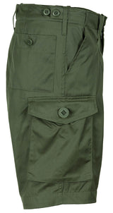 Bekleidung, Kurze Hosen, Mantel, Jacke, Rock, Shorts, Cargo, Military green, Knee-length, Pockets