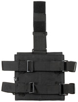 Magazintasche, Beinhalterung, schwarz, 2-fach