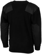 BW Pullover, mit Brusttasche, schwarz