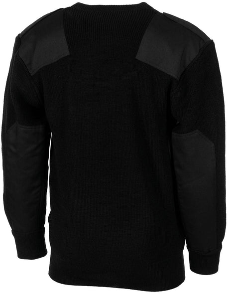 BW Pullover, mit Brusttasche, schwarz
