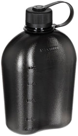 US Feldflasche, GEN II, 1 l, schwarz-transparent, BPA-frei