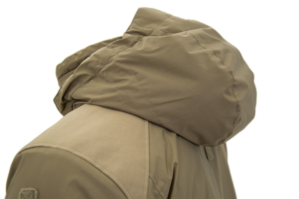 Mantel, Kapuze, Jacke, Khaki, Hut
