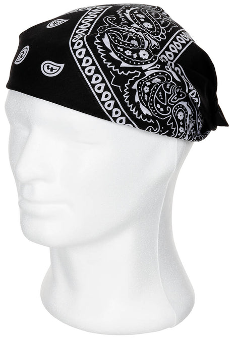 Bandana, schwarz-weiss, ca. 55 x 55 cm, Baumwolle