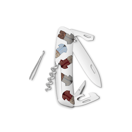 Taschenmesser D03 "Hemd" - weiss