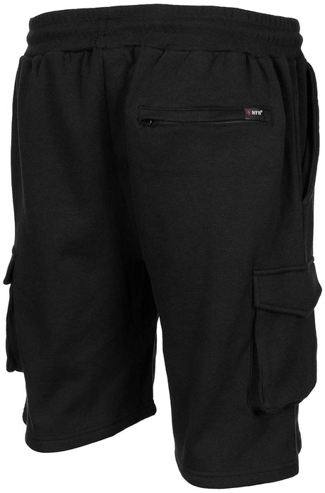 Bermuda, "Jogger", schwarz