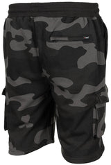 Bermuda, "Jogger", dark camo