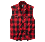 Check Shirt Sleeveless red/black