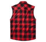 Check Shirt Sleeveless red/black
