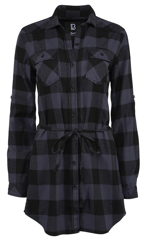 Women Lucy Longshirt Long Sleeve black/grey