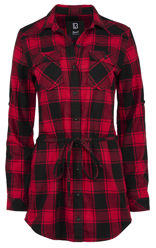 Women Lucy Longshirt Long Sleeve red/black